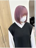 ラベンダー/ブリーチ2回/ケアブリーチ/髪質改善