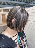 コントラストハイライト×ボブ
