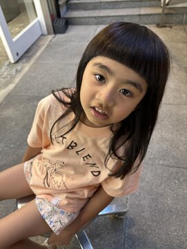 レコ 渋谷(LECO) オン眉キッズカット