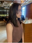 【 セミロング × 髪質改善ストレート 】浅野美紀