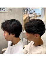 アッシュ 桜木町店(Ash)&nbsp;横浜”曲がる縮毛矯正ニュアンスメンズ縮毛矯正