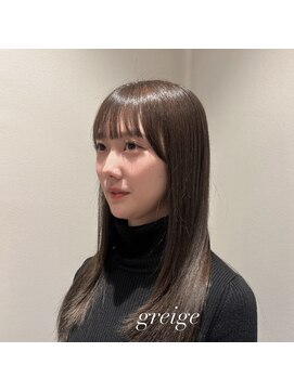 ビジョン 赤坂(vision) 髪質改善カラー　透明感グレージュ