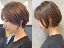 クラップス オル 金沢八景(CLAPS Ore)の雰囲気（大人女性に人気のショートボブスタイル(顔まわりレイヤー)）