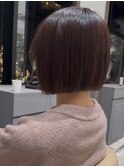 ショート ボブ インナー 艶髪 韓国風 レイヤーカット