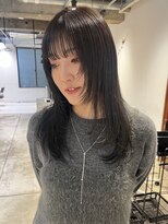 ダンボ(DUMBO)&nbsp;<kacho>レイヤーカット ブルーブラック 暗髪カラー