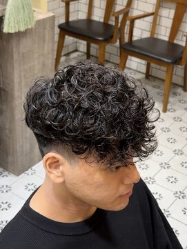 グルーマーズトウキョウ(GROOMER/S TOKYO) 韓国マッシュスペインカールスパイキーショートブルーブラック