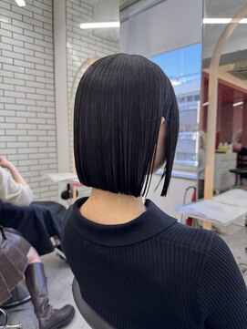 ロンドヴァリー 渋谷店(Lond vallee) すとん×韓国風ボブ×髪質改善縮毛矯正
