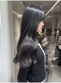 グレージュカラー/髪質改善/美髪/暗髪/レイヤーカット[恵比寿駅]