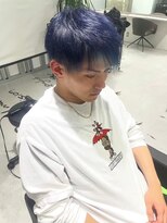 キング 楠葉店(K!ng)&nbsp;波巻きツイストスパイラルパーマ/フェザーパーマ/眉毛/メンズ