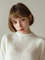 トクテ 吉祥寺(tokute) くびレイヤーエモージュグレージュカラーくびれショート/吉祥寺