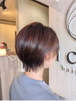 イル(iru)&nbsp;ハンサムショート×ピンクベージュ