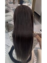 ロンドルピナス 小倉(Lond Lupinus) ミディアムヘア暗めカラー/デザインカラー/フェイスフレーミング