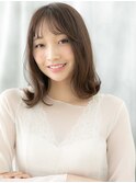 髪質改善ミルクティーアッシュくびレイヤーr小山20代30代