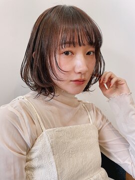 小顔似合わせカット/ひし形ボブ/外ハネくびれヘア【銀座駅】