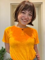 ディッセンバー 神宮前(December)&nbsp;オン眉ボブ　レイヤーボブ　ミニボブ　シースルーバング
