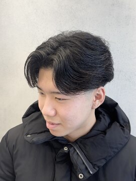 ルースト 西院店(ROOST) MEN’S HAIR/サーフカール/センターパート/髪質改善/西院