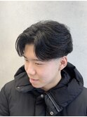 MEN’S HAIR/サーフカール/センターパート/髪質改善/西院