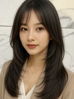 アンベル(ANBEL)&nbsp;暗めカラー/小顔/オリーブグレー/ココアベージュ/髪質改善