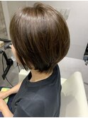 丸みショートボブ