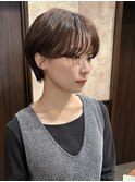 ☆【春日】オリーブグレー/ショート/顔周りレイヤー/髪質改善74