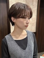 ロンド 銀座(Lond)&nbsp;☆【春日】オリーブグレー/ショート/顔周りレイヤー/髪質改善74