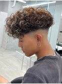 スペインカール/フェード/短髪/men's/ツイストパーマ/メンズ