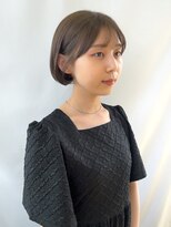 リールヘアー 香椎店(rire hair) 大人かわいい丸みミニボブ