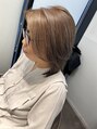 サロウィン 千葉(SALOWIN)&nbsp;白髪をただ隠すのではなく、白髪を活かした明るめカラー◎