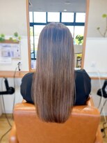 ヘアーブランドジン ティアラ(HAIR BRAND Jin Tiara)&nbsp;白髪ぼかしハイライト×ロング【松山美容室】