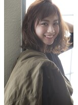 ミエルヘアービジュー(miel hair bijoux)&nbsp;【miel hair bijoux】ゆるウェーブラフセミディ☆