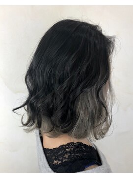 クレアール ブローテ(CREAR brote) 【CREAR brote】インナーシルバーグレージュ×外ハネボブ