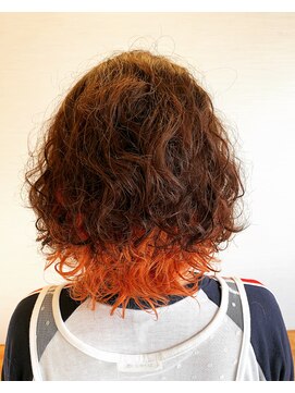 アカラ ヘアー akala hair インナーオレンジ
