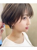 可愛いすぎる顔まわり 小顔ショート