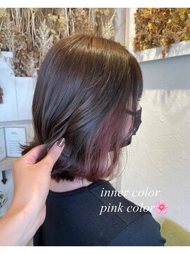 フロール(florun) 鎖骨ボブ＆イヤリングカラー