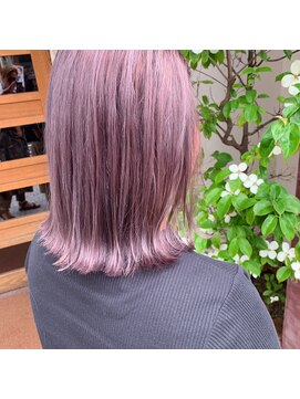 ボアップ 新居浜店(boappu) #ペールラベンダー #ハイトーン #ケアブリーチ