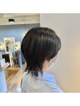 ブレス ヘアー リーベ(Bless HAIR Liebe) 20代30代ナチュラルハンサムウルフ乾かすだけ