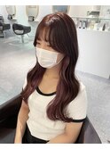 お客様スタイル / 韓国風 / インナーカラー / 顔まわりカット