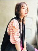 Liberte銀座 大人可愛い小顔レイヤー×艶髪ベージュ