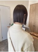 ぱつっと切りっぱなしボブ♪♪