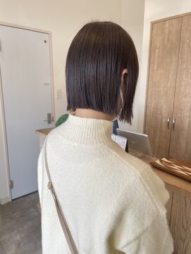ヘアー テクニカ(hair Technica) ぱつっと切りっぱなしボブ♪♪