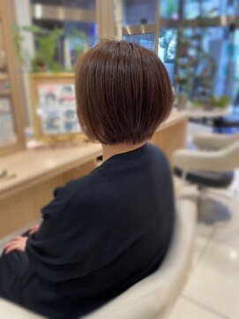 アッシュ 行徳店(Ash) 白髪をいかした明るめブラウン