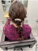 ヘアアレンジ/ヘアセット/編みおろし