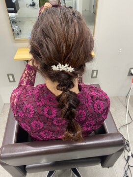 ユウル 横浜(juhl.) ヘアアレンジ/ヘアセット/編みおろし