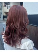 ピンク系カラー/ブリーチ/髪質改善/赤羽