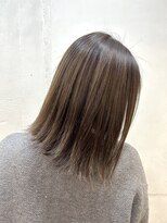 スタンス(stance)&nbsp;透け感あるグレージュ×ロブ