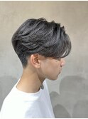 メンズカット/センターパート/ニュアンスパーマ