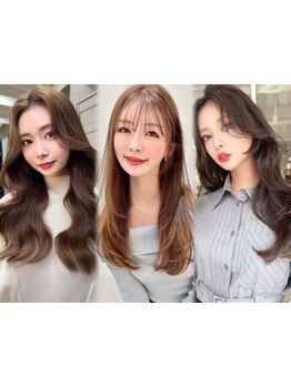 ［美髪フルカラー+3stepトリートメント￥8700］グレイカラーでも透明感カラーが実現[髪質改善/縮毛矯正/関]