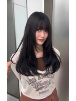 ビューナゴヤ 名駅(VIEW NAGOYA)&nbsp;前髪カタログ/イメチェンスタイル／ウェーブパーマ/こなれミディ