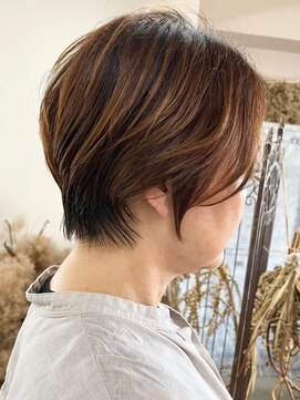 ニコ(nico...) シドウ/30代40代人気/パーマなしショート