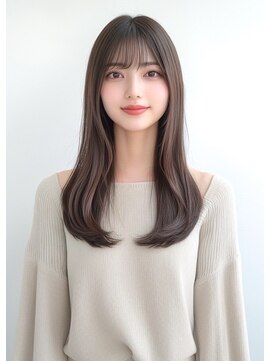 ライズ ネックス ザ サロン 渋谷(LIZE nex the salon) 前髪あり　ロングヘア［＃渋谷駅＃韓国＃髪質改善］